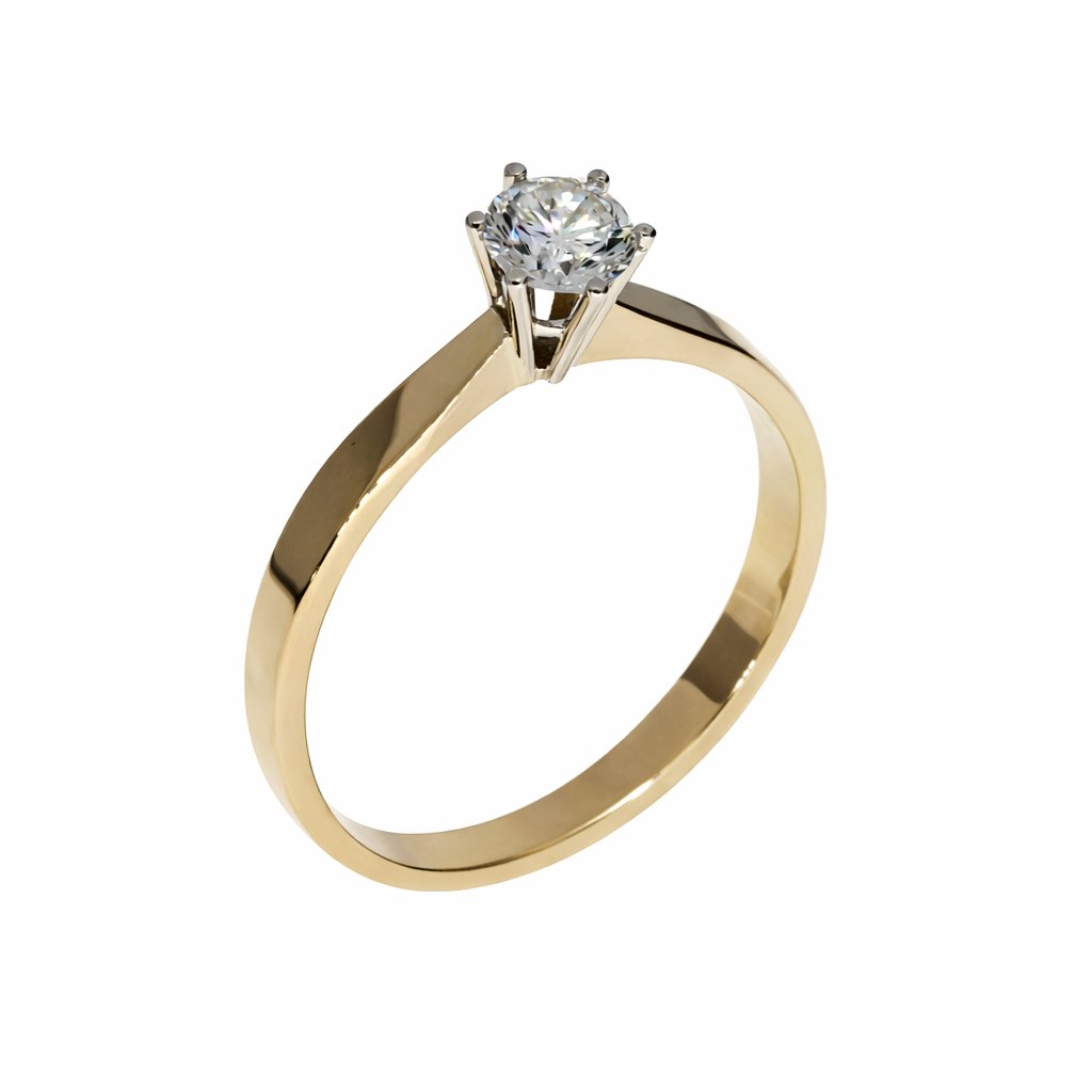 Solitair ring  0.53 crt. 